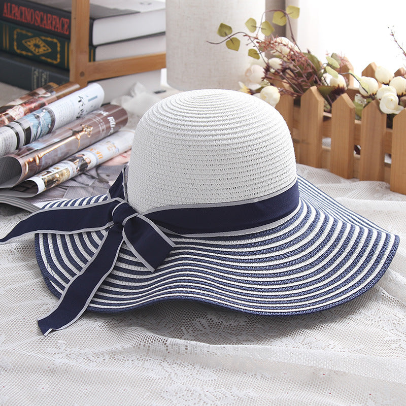 Hepburn style beach hat