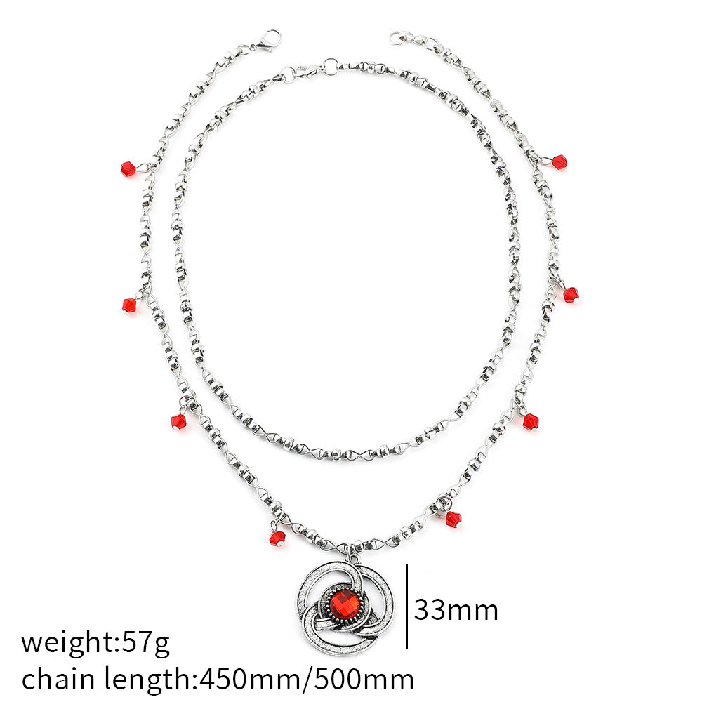 Fashion Alloy Silver Necklace For Women