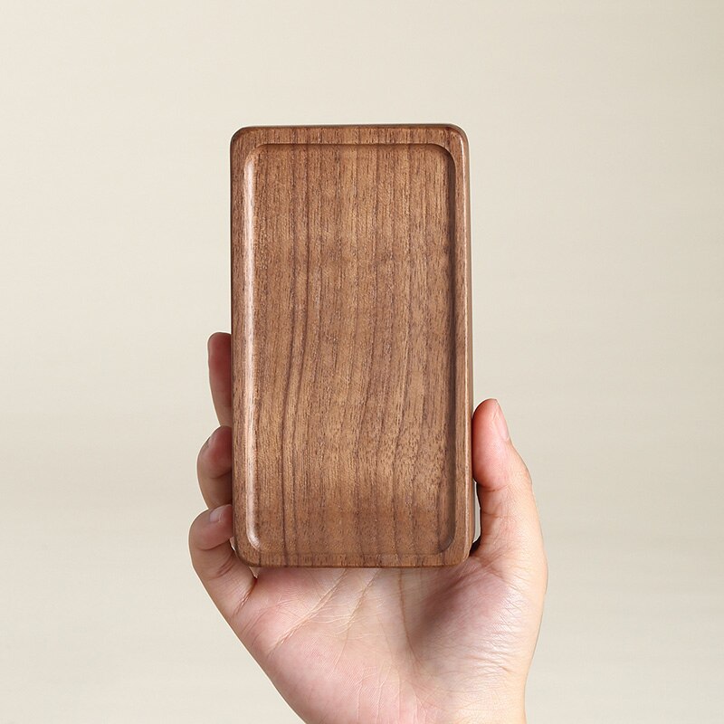 Luxury Magnetic Wooden Small Jewelry Box Storage Organizer Travel Wood Velvet Necklace Earring Ring Jewellery Case