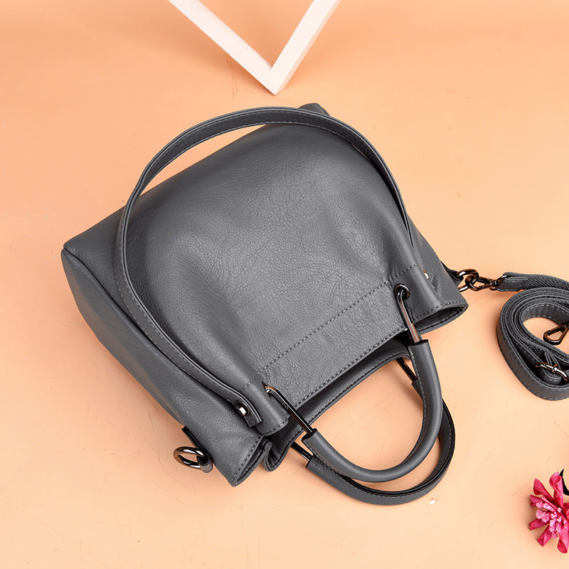 Korean Fashion Women's Leather Handbag