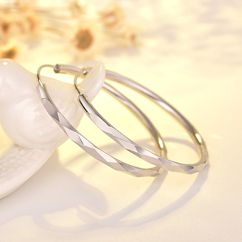 Women's Hypoallergenic Large Hoop Earrings
