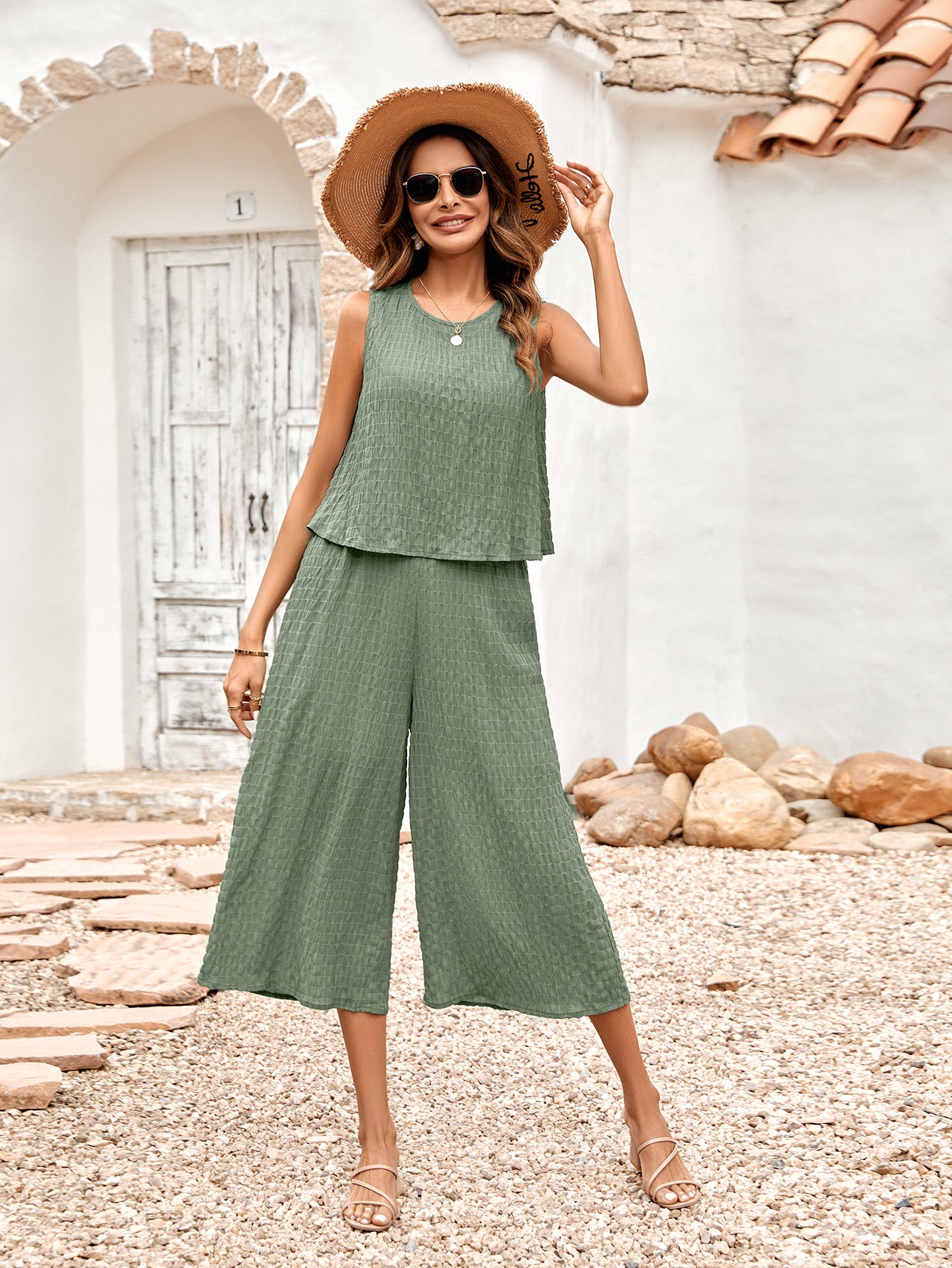 Women's Loose Sleeveless Jumpsuit