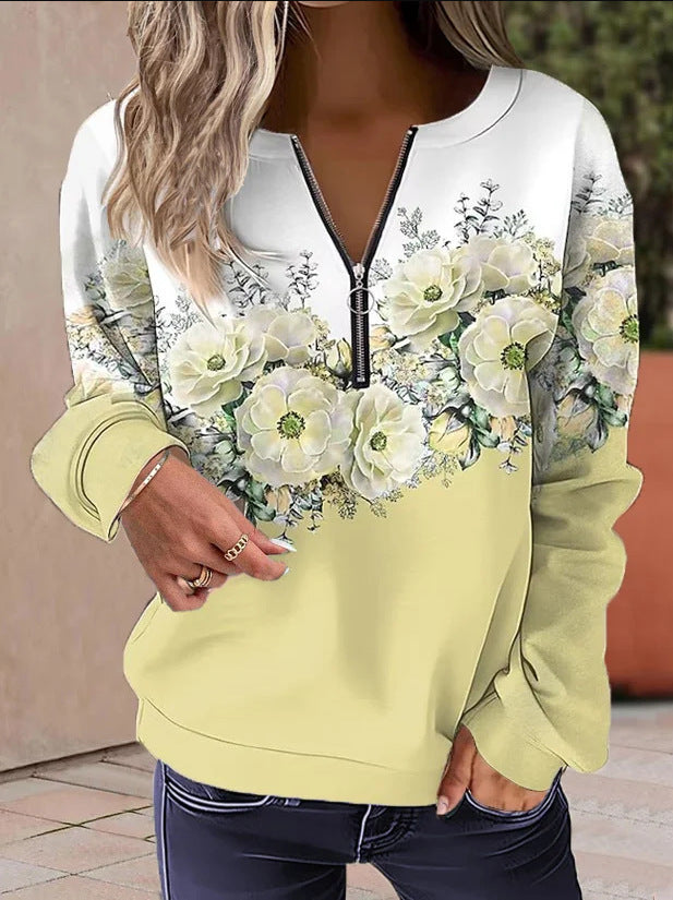 Long-Sleeve Pullover Loose Sweater