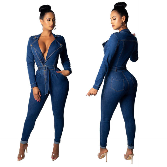 Assertive Denim Jumpsuit