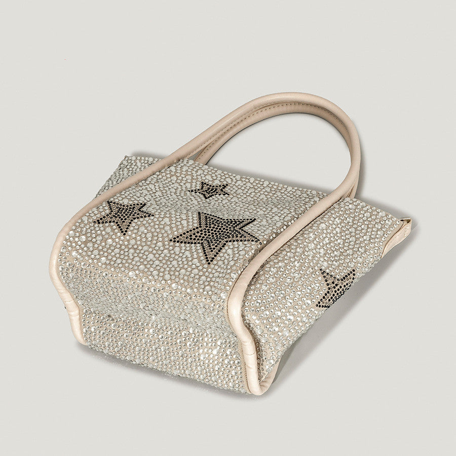 Rhinestone Shopping Handbag For Women