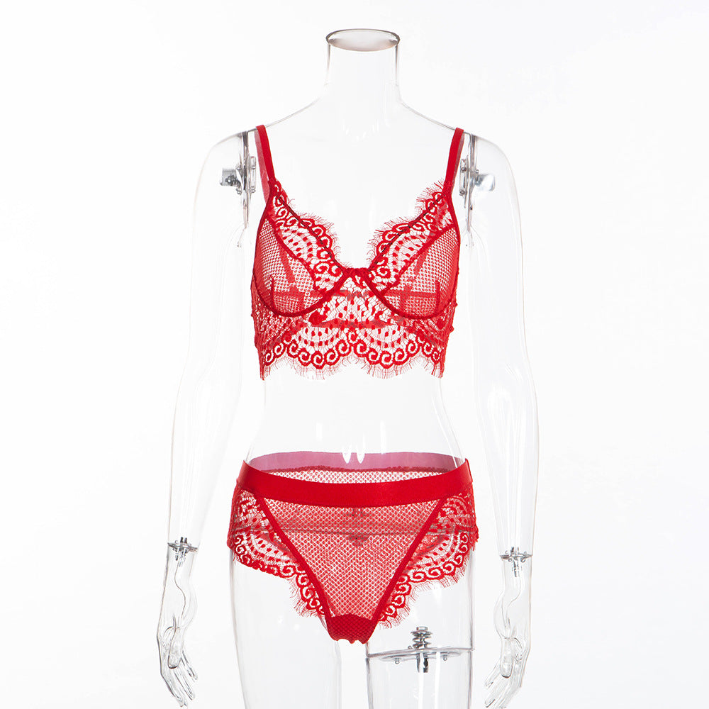 Hot Girl Lace Lingerie Set