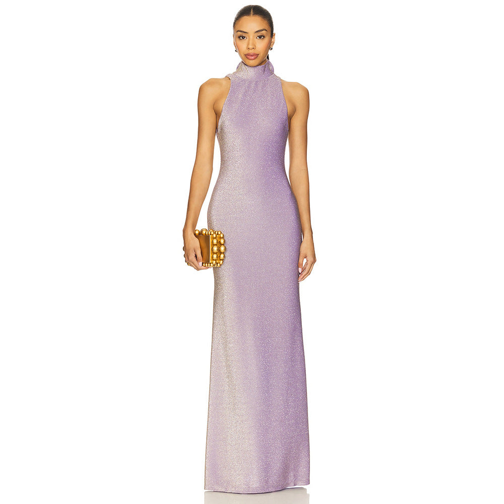 Maxi Round-Neck Dress