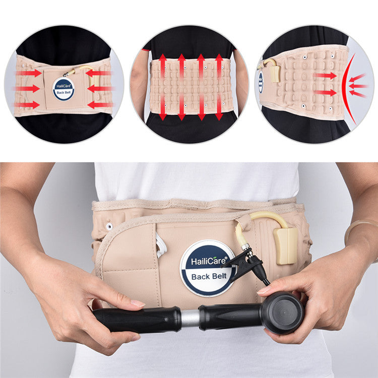 Back Relief - Waist Lumbar Traction Backache Heat Therapy