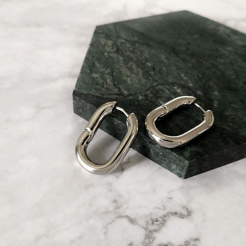 Temperament ear hoop earrings