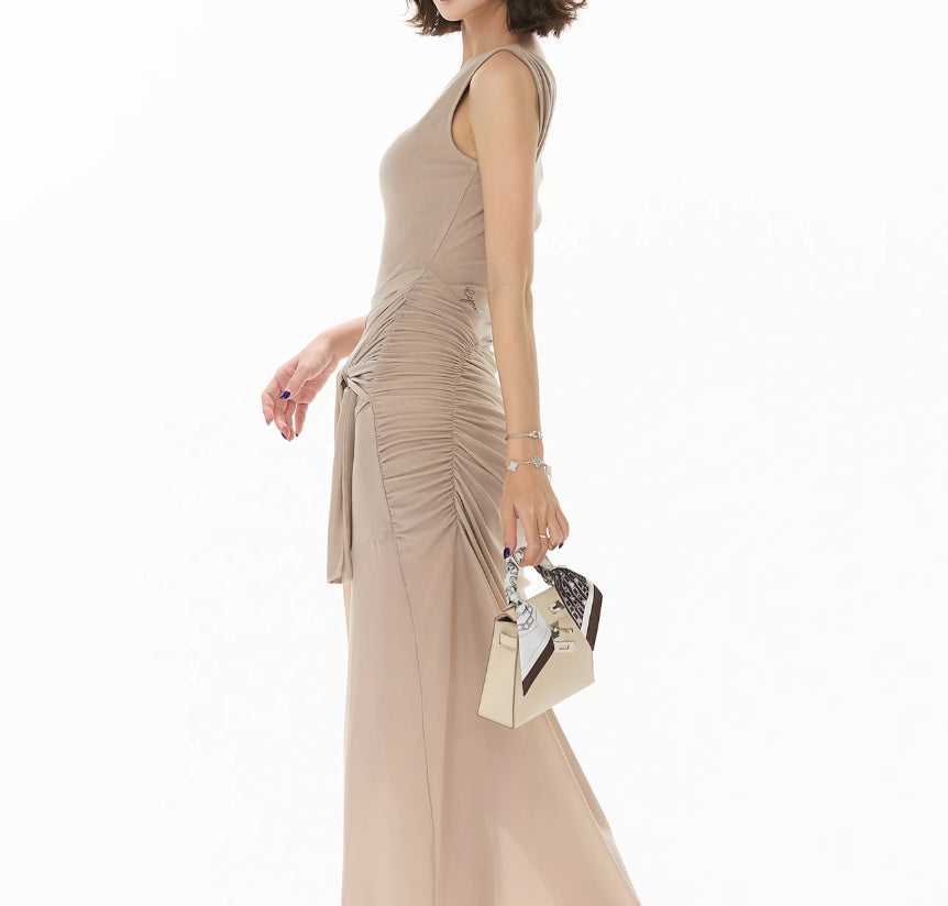 Cool Knitted Off-neck Hot Girl Dress