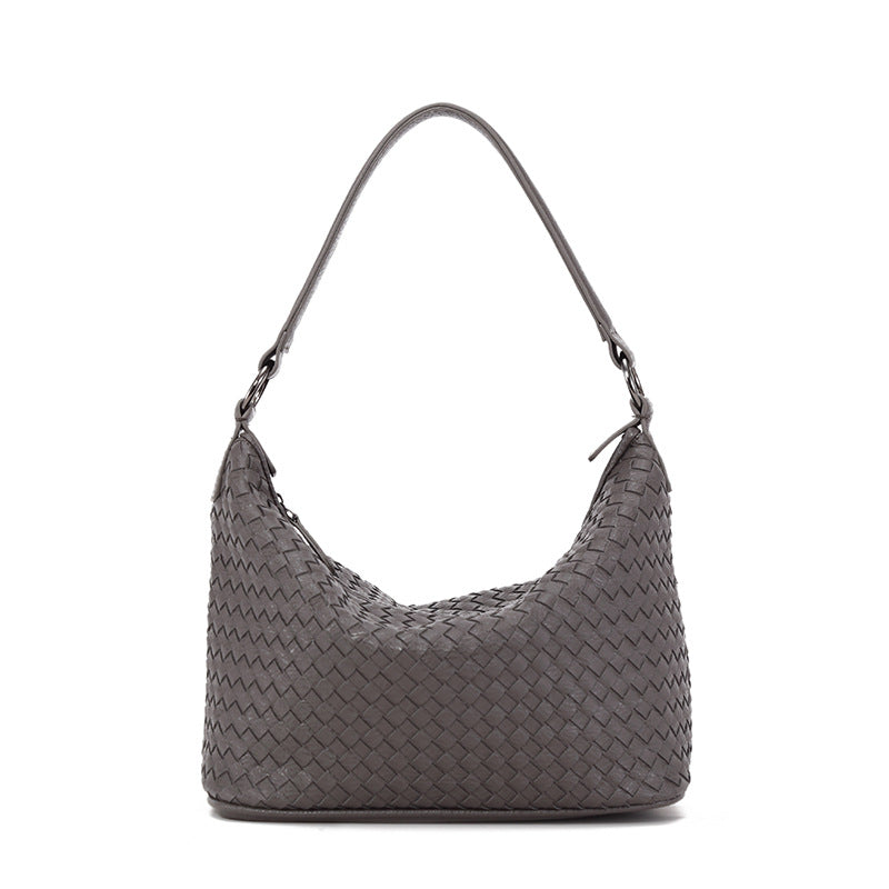 Woven Korean-Style Shoulder Handbag For Women