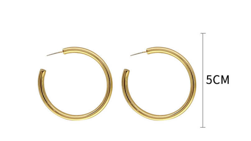 Chunky Hoop Earrings