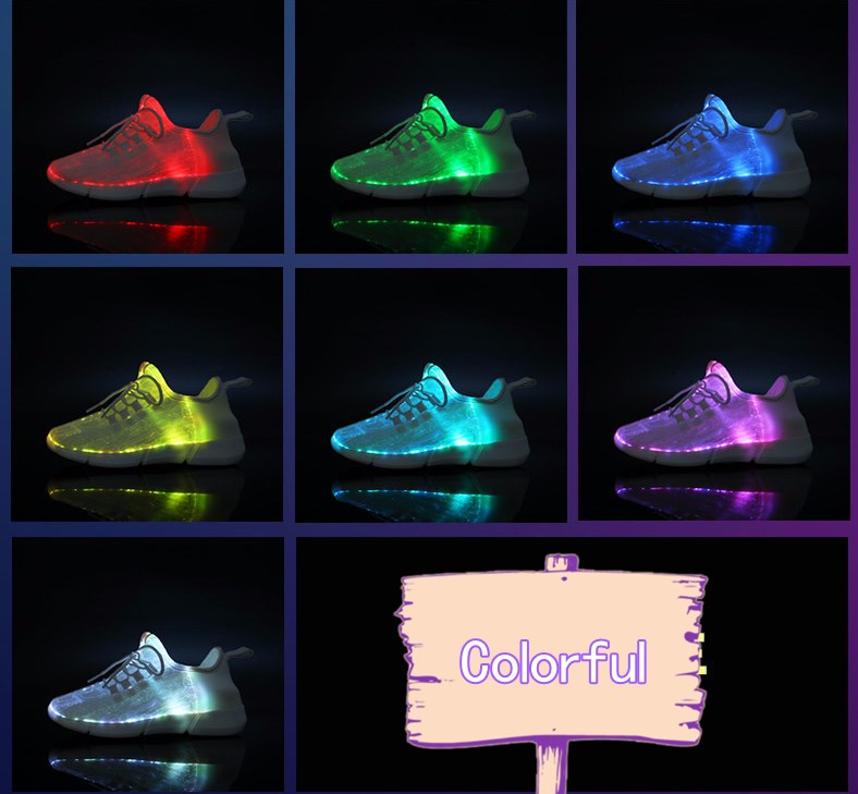 Luminous Pretty Loafers Light Leisure Shoes