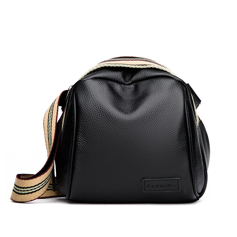 Genuine Leather Saddle Handbag