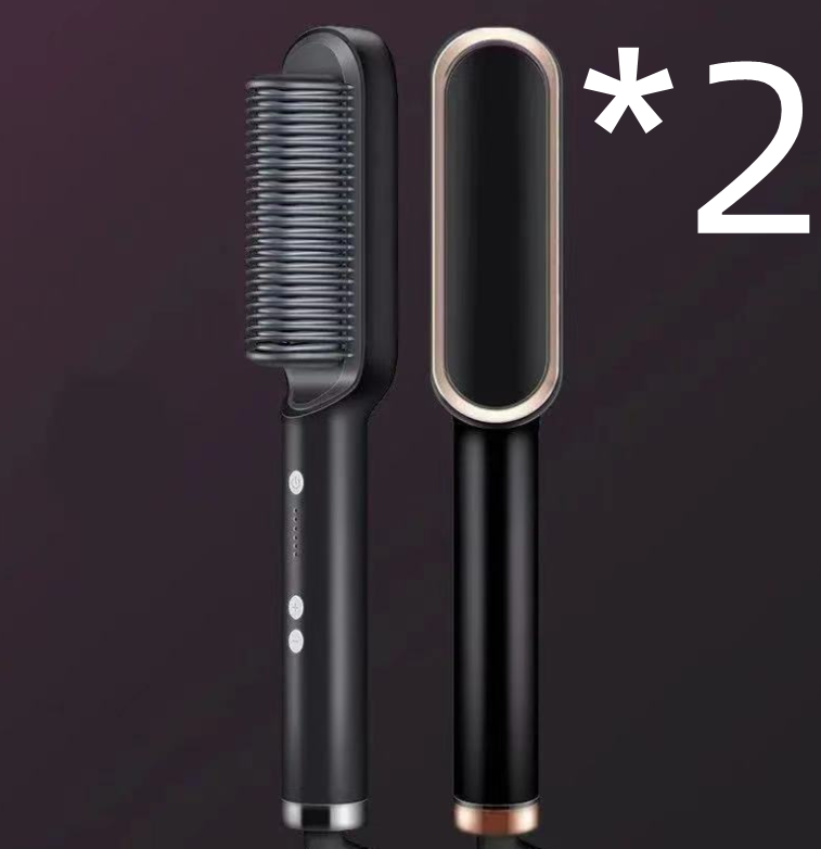 New 2-in-1 Hair Straightener -  Dual-Purpose Electric Hair Brush