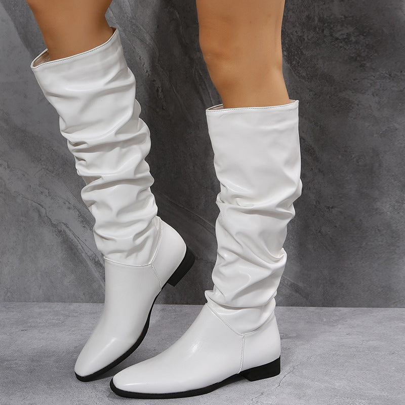 White "Cowboy" Boots