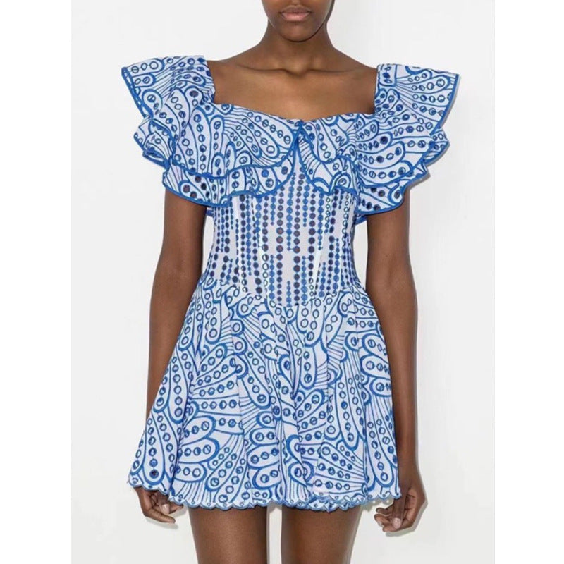Women's Fashion Waist-controlled Holiday Dress