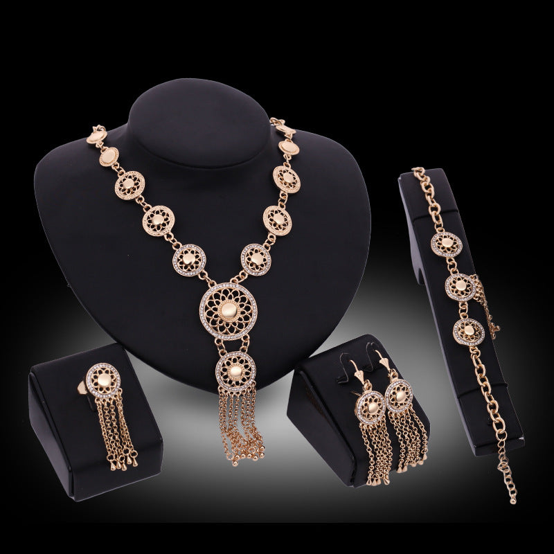 European & American Ladies' Party Jewellery Set