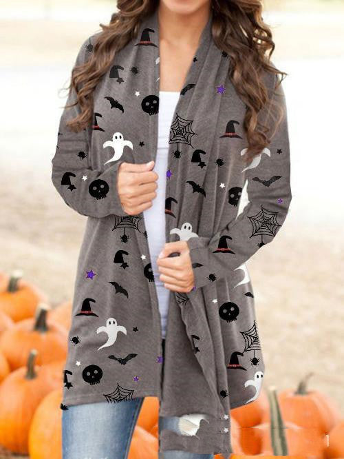 Digital Printing Casual Cardigan Jacket