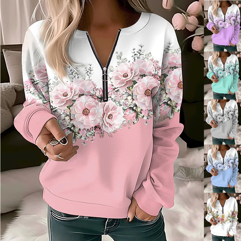 Long-Sleeve Pullover Loose Sweater