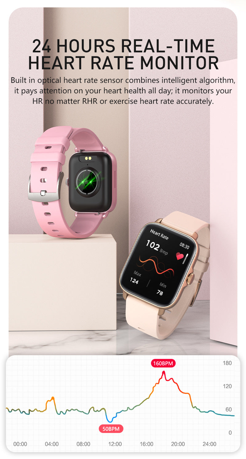 Y22 Heart Rate Sleep Monitoring Health Watch