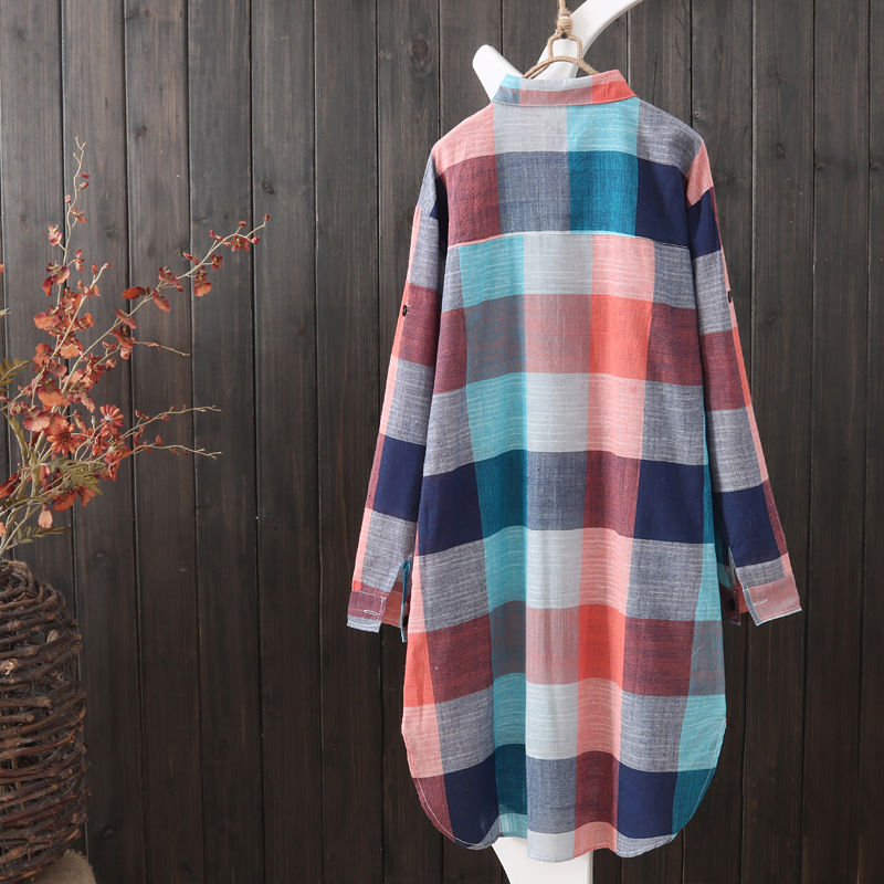 Korean-Style Sun-Protection Women's Mid-Length Shirt