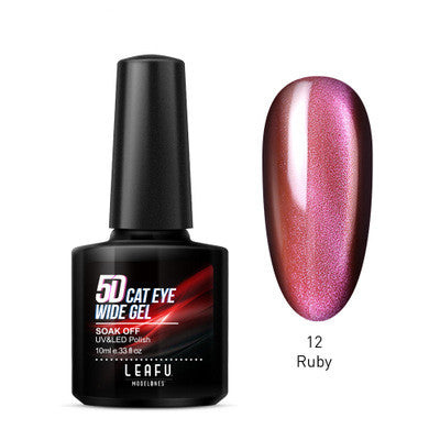 Cat-Eye Finger Nail Glitter Gel - Eco-Friendly