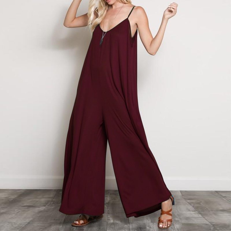 Wide-Leg Mono Jumpsuit