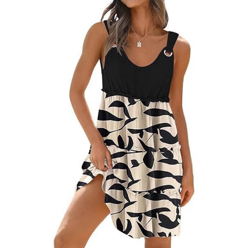 Bohemian Floral Beach Dress