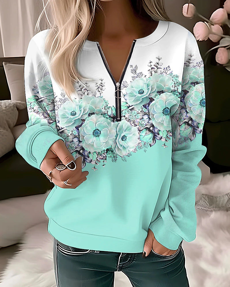 Long-Sleeve Pullover Loose Sweater