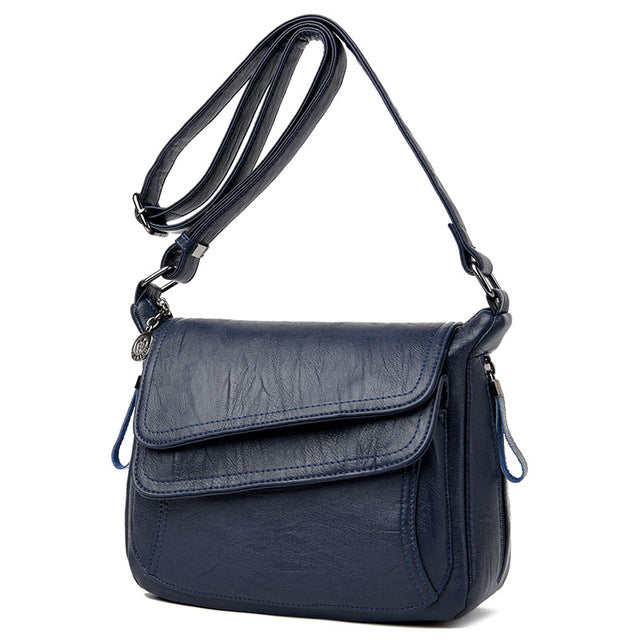 Winter style white handbag luxury leather handbag
