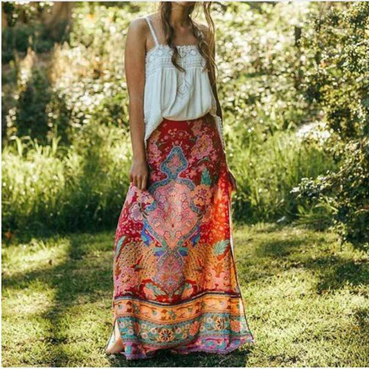 Positioning print skirt