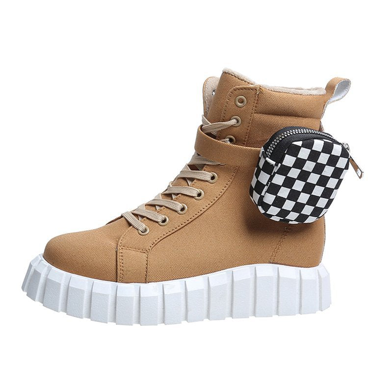 Punk Ankle Boots With Belt
