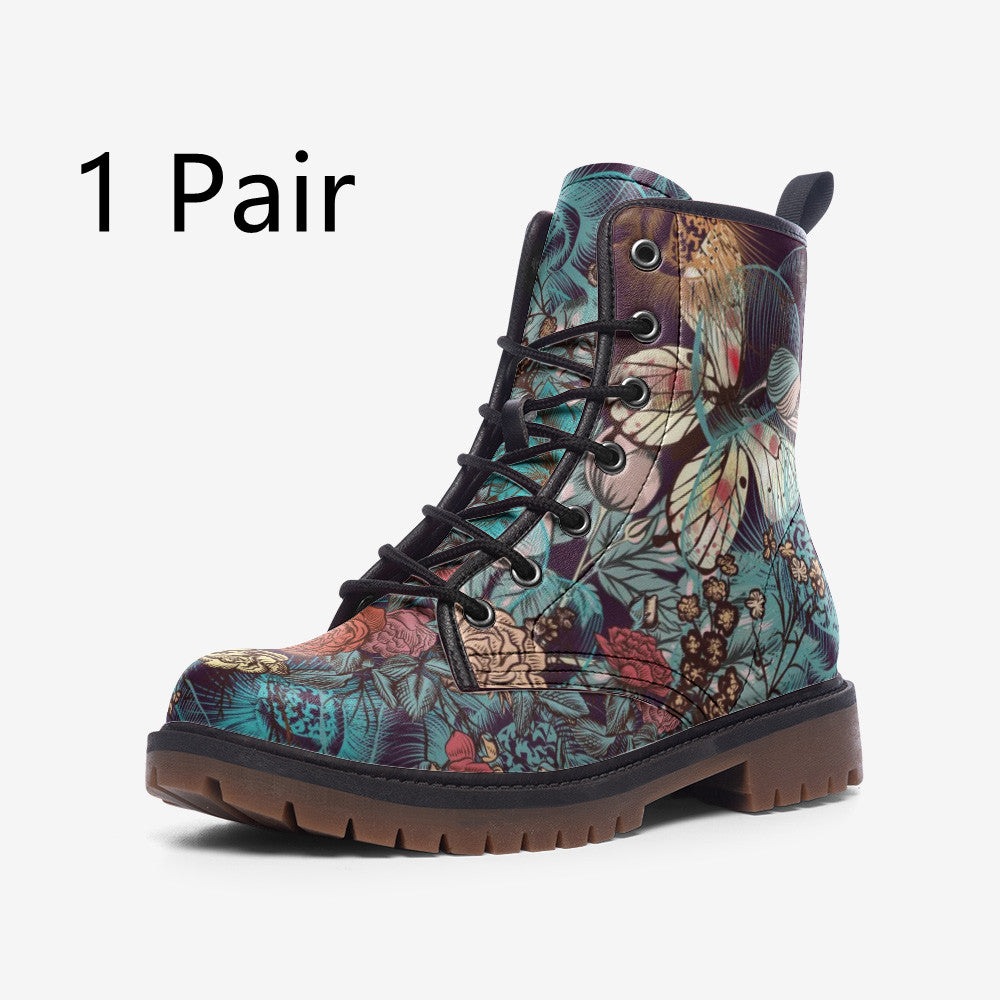 Printed Totem Martin Boots For Women