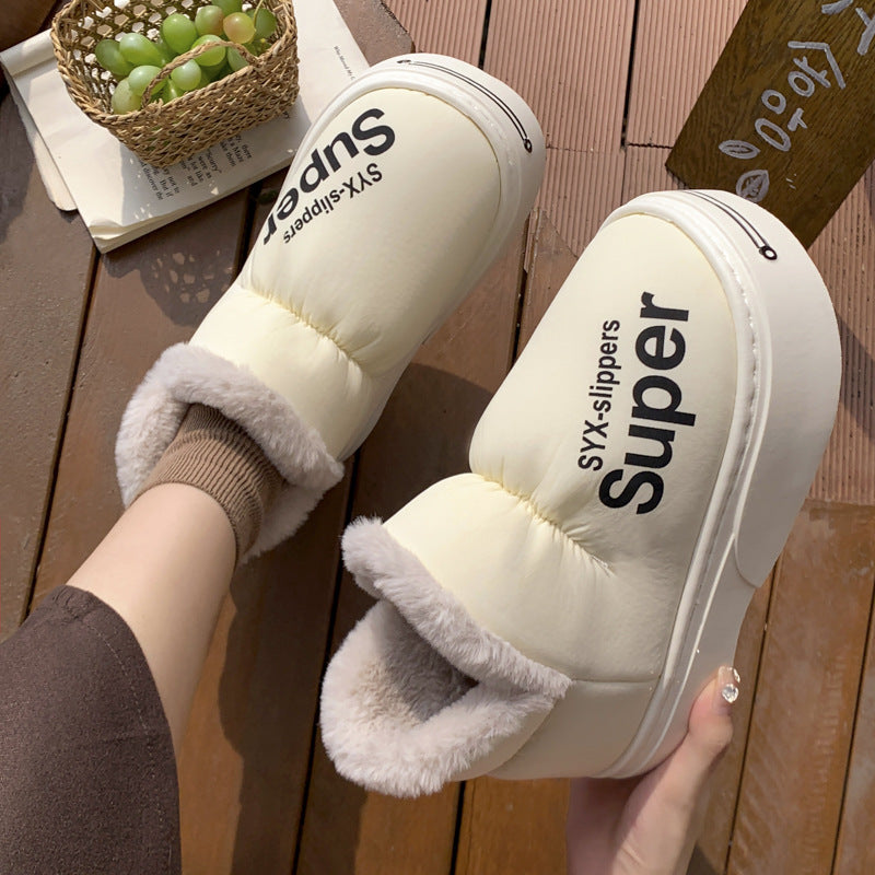 New****!!! -  Winter Covered Heel Down Cotton Slippers For Women