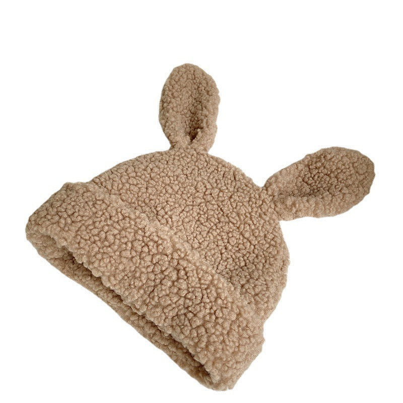 Lambswool Plush Rabbit-Ears Hat