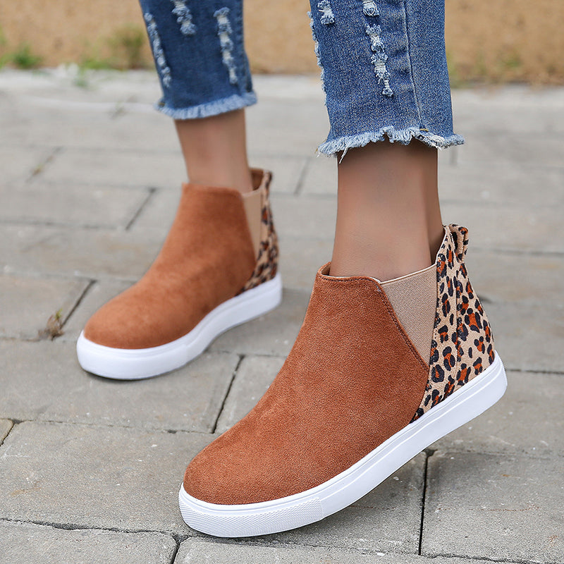 Flat Cutout V Elastic Band Shoes