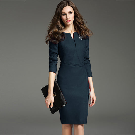 Formal  Mid-Sleeve Dress