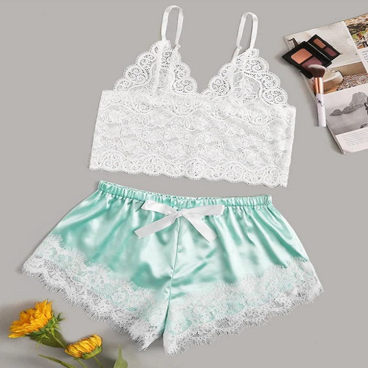 Lace Shorts & Top Lingerie