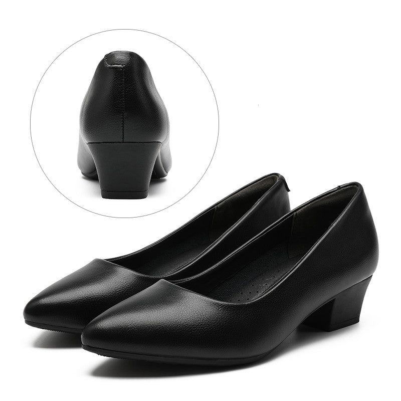 Leather Office Shoes For Women - Selection of Heels