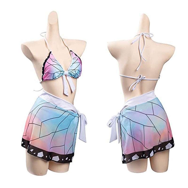 Three-Pack Cosplay Bikini Beach Swimsuit