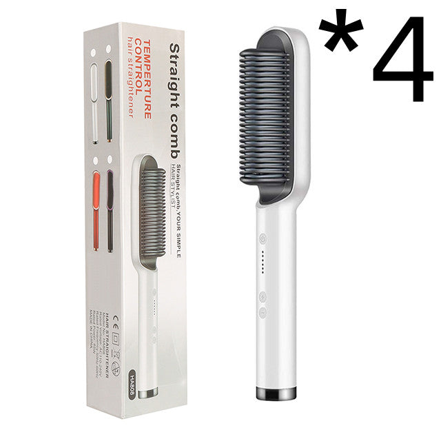 New 2-in-1 Hair Straightener -  Dual-Purpose Electric Hair Brush