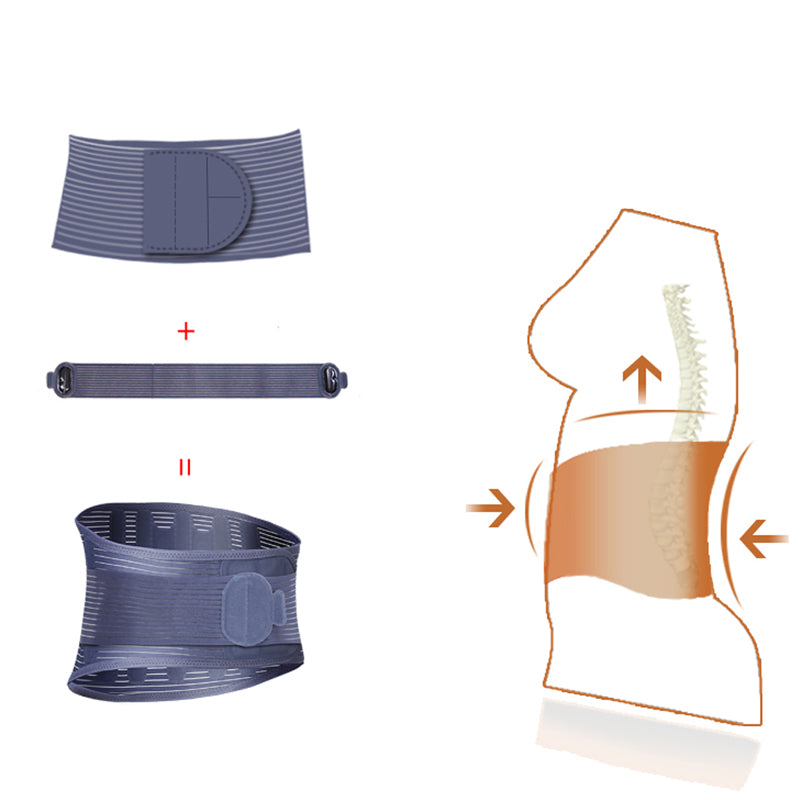 Hot-Pressed Waist Support Belt