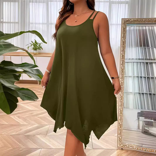 Fashion Plus Size Design Loose And Comfortable Dress