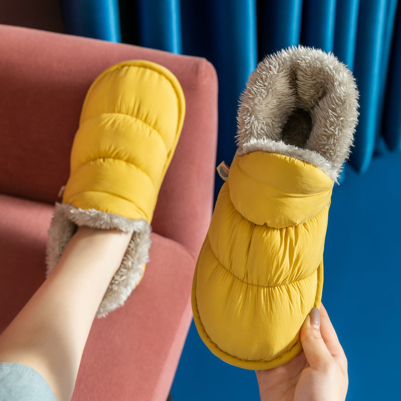 Thick Non-Slip Warm Cotton Slippers For Women