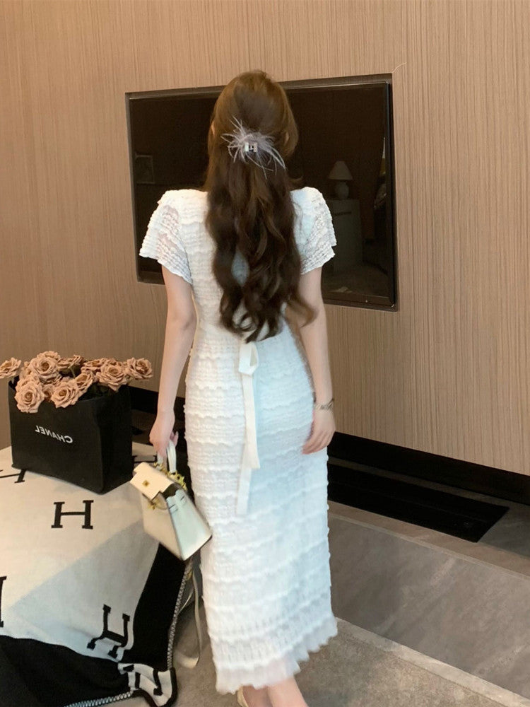 High-Grade French-Style Lace Dress