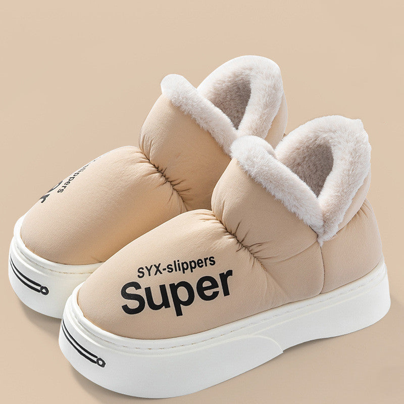 New****!!! -  Winter Covered Heel Down Cotton Slippers For Women