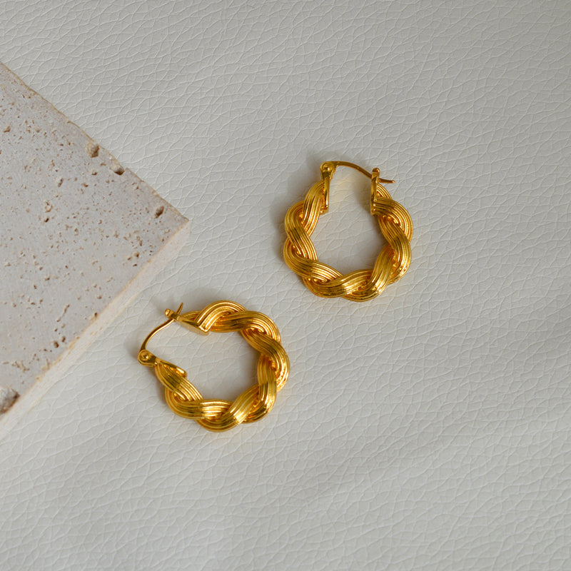 Women's High-end Ring Hoop Earrings