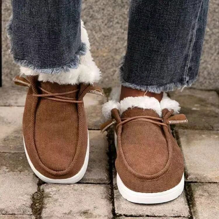 Snow Boots for Women - Warm Plush Winter Ankle Boots