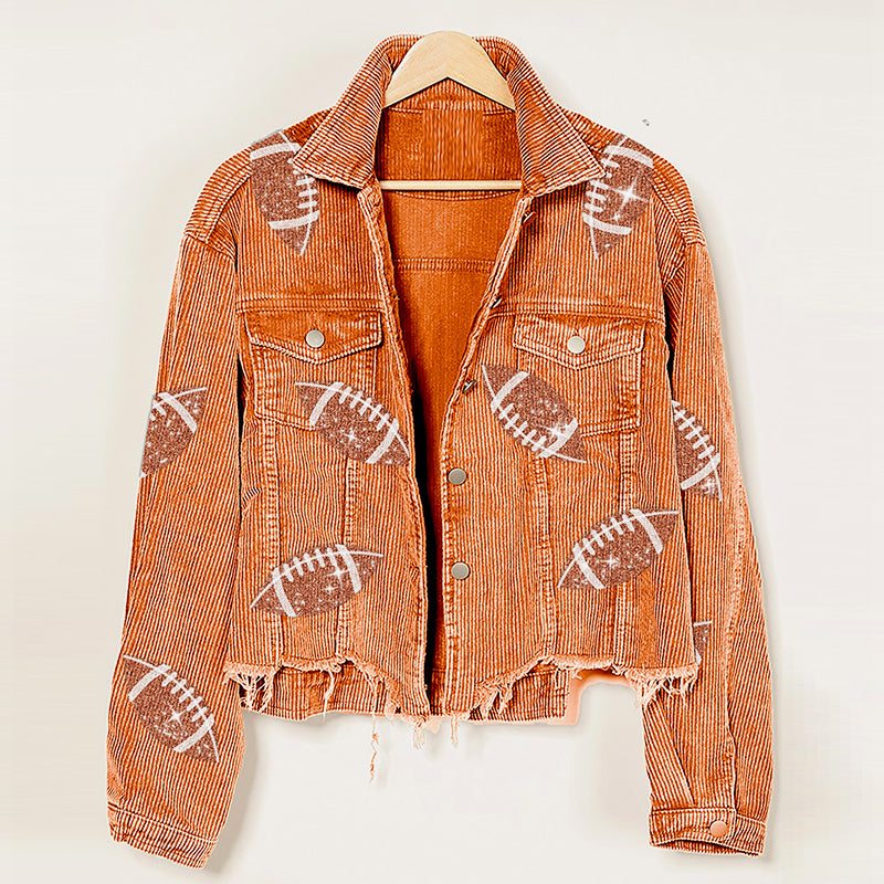 Fashion Corduroy Jacket For Women